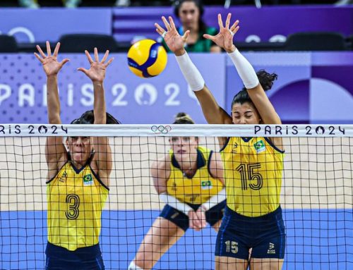 Vôlei feminino estreia com vitória tranquila em Paris